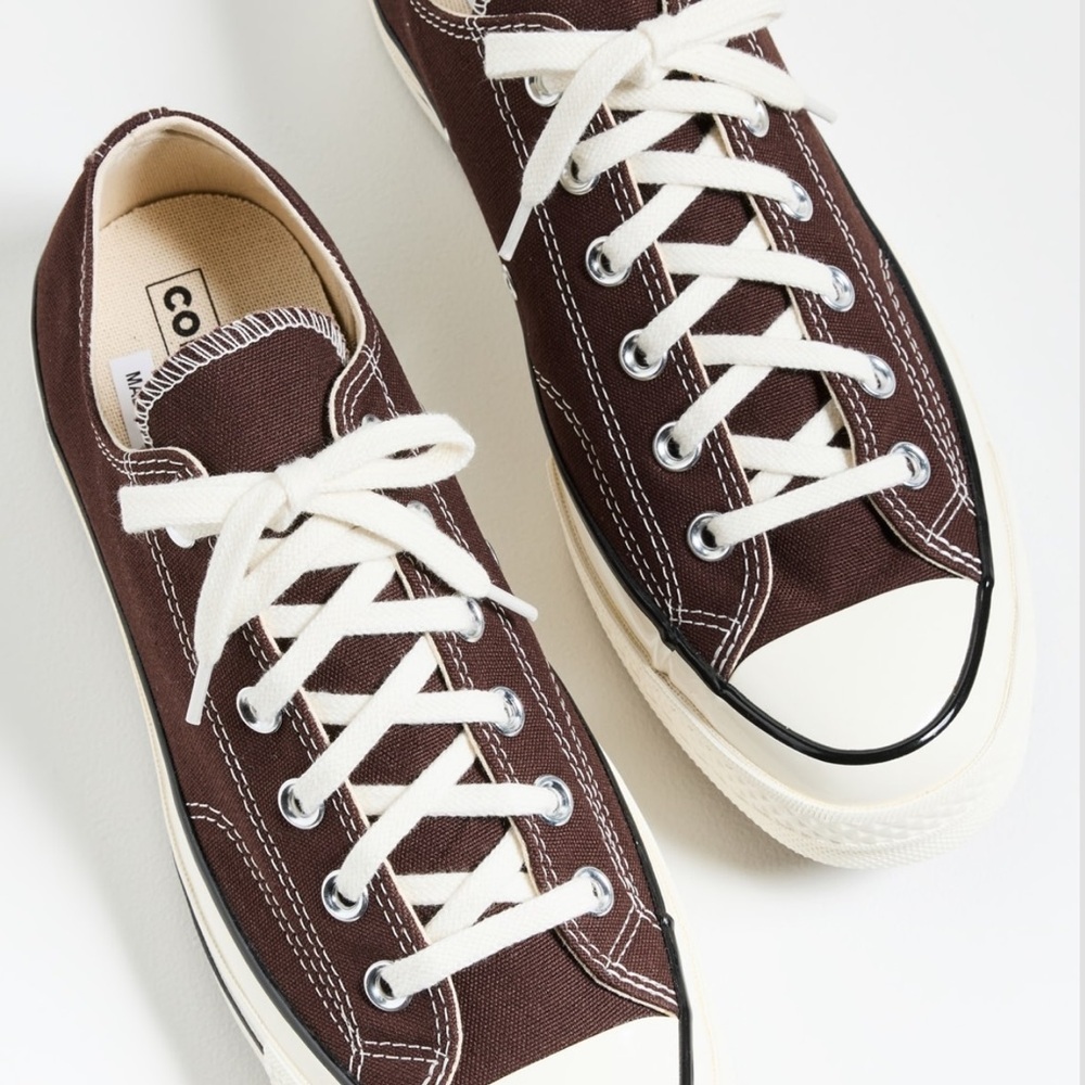Converse Unisex Low Top Sneakers - Purple and White - Picture 5 of 11